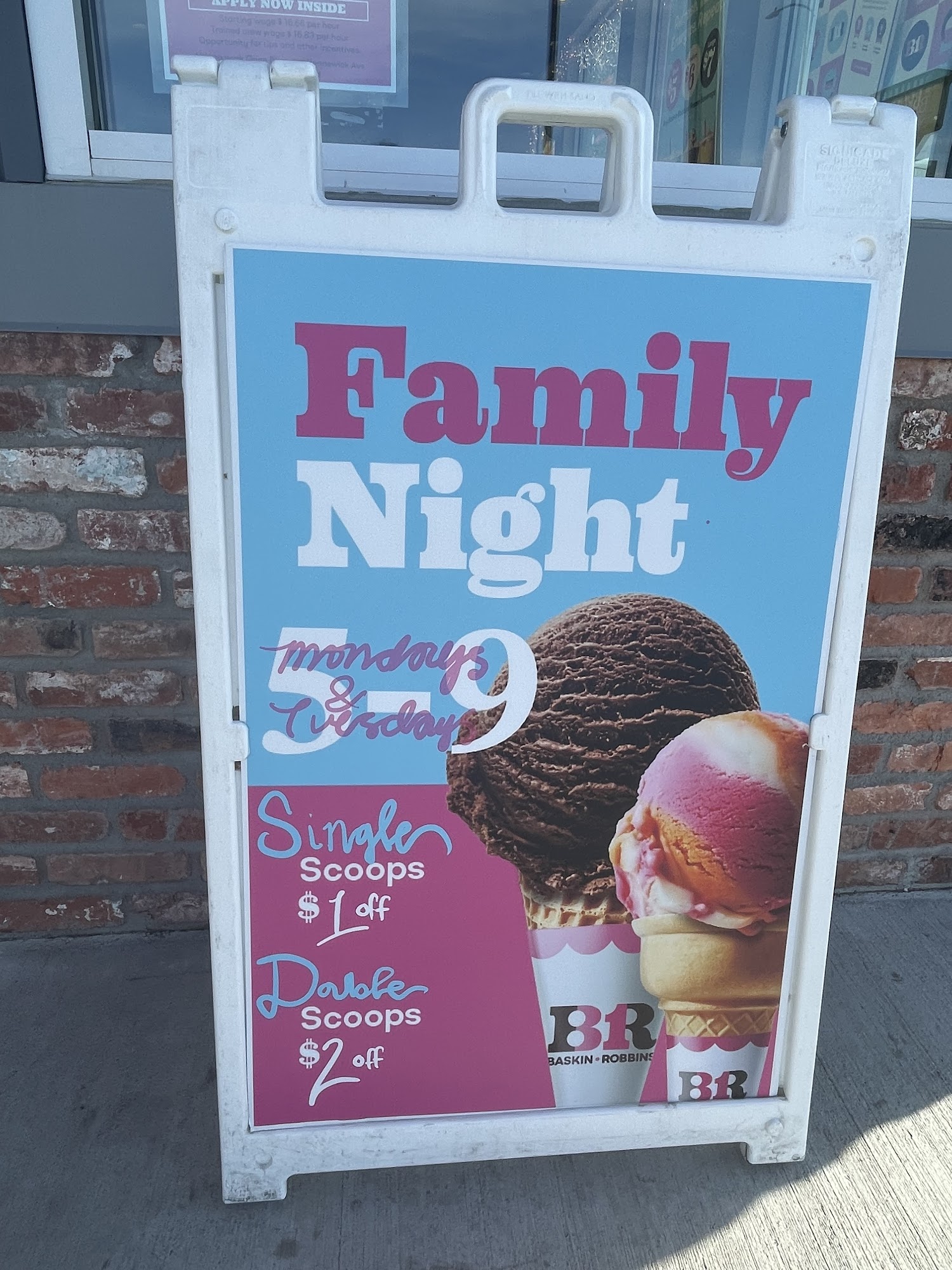 Baskin Robbins Menu