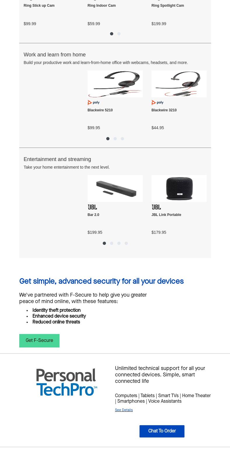 Kent Internet : TV Services Menu