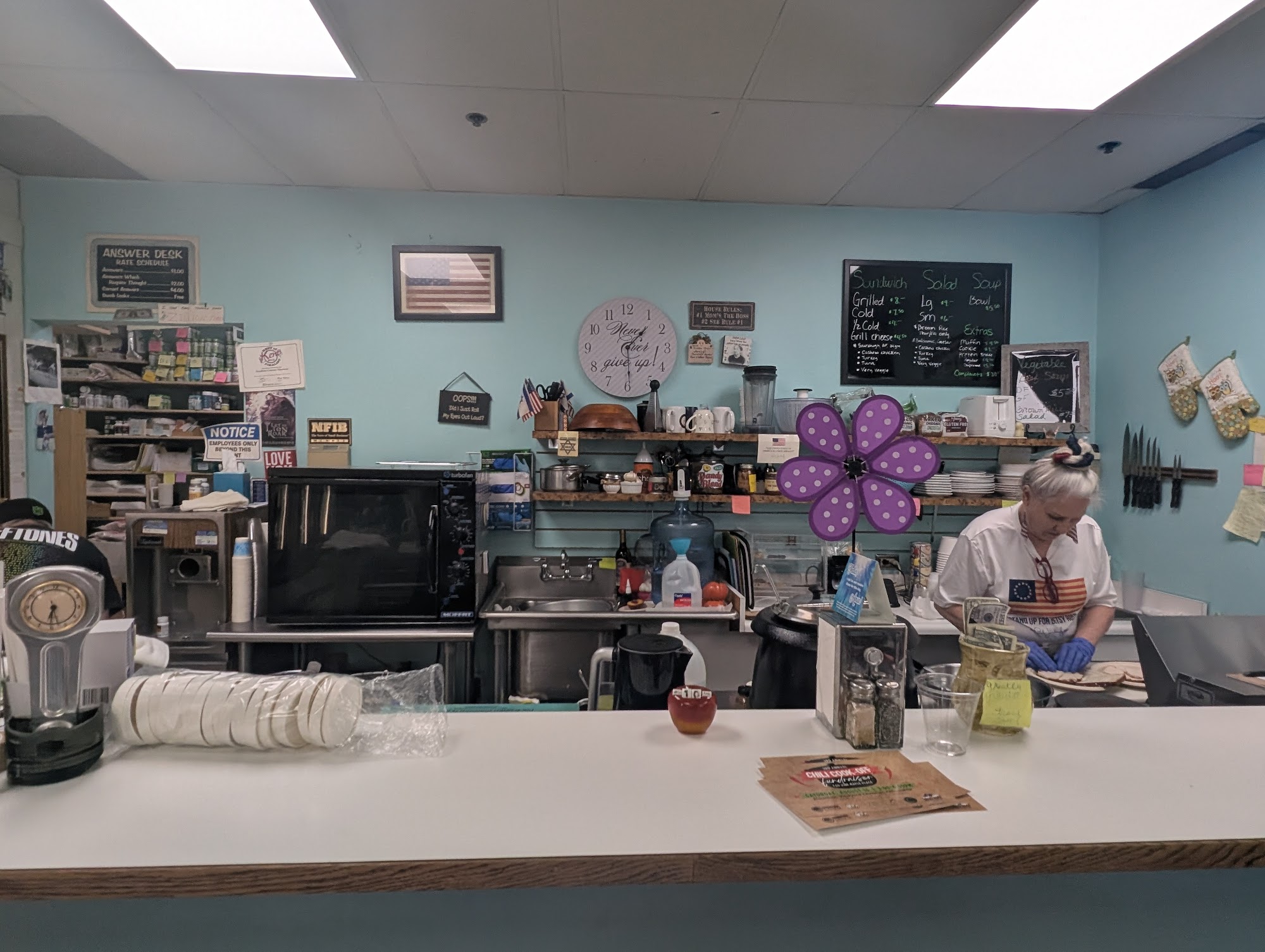 Sunshine Corners Menu