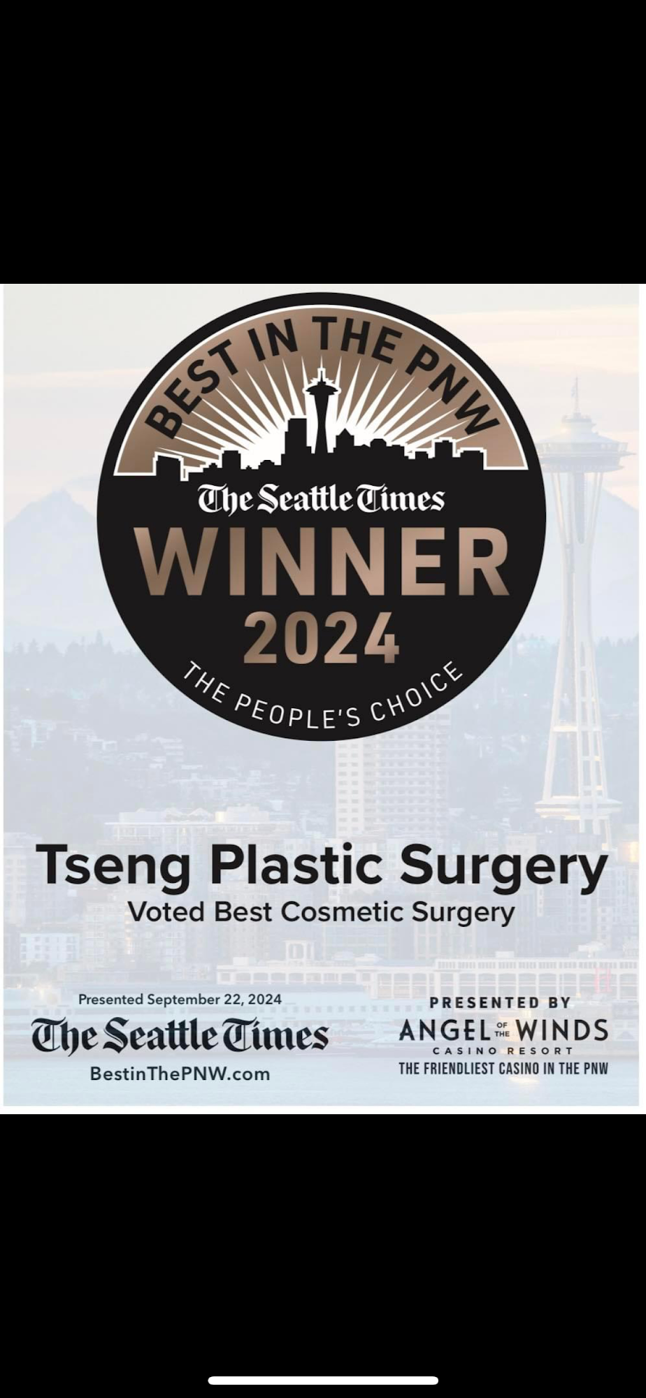 Tseng Plastic Surgery 11415 Slater Ave NE STE 104, Kirkland Washington 98033