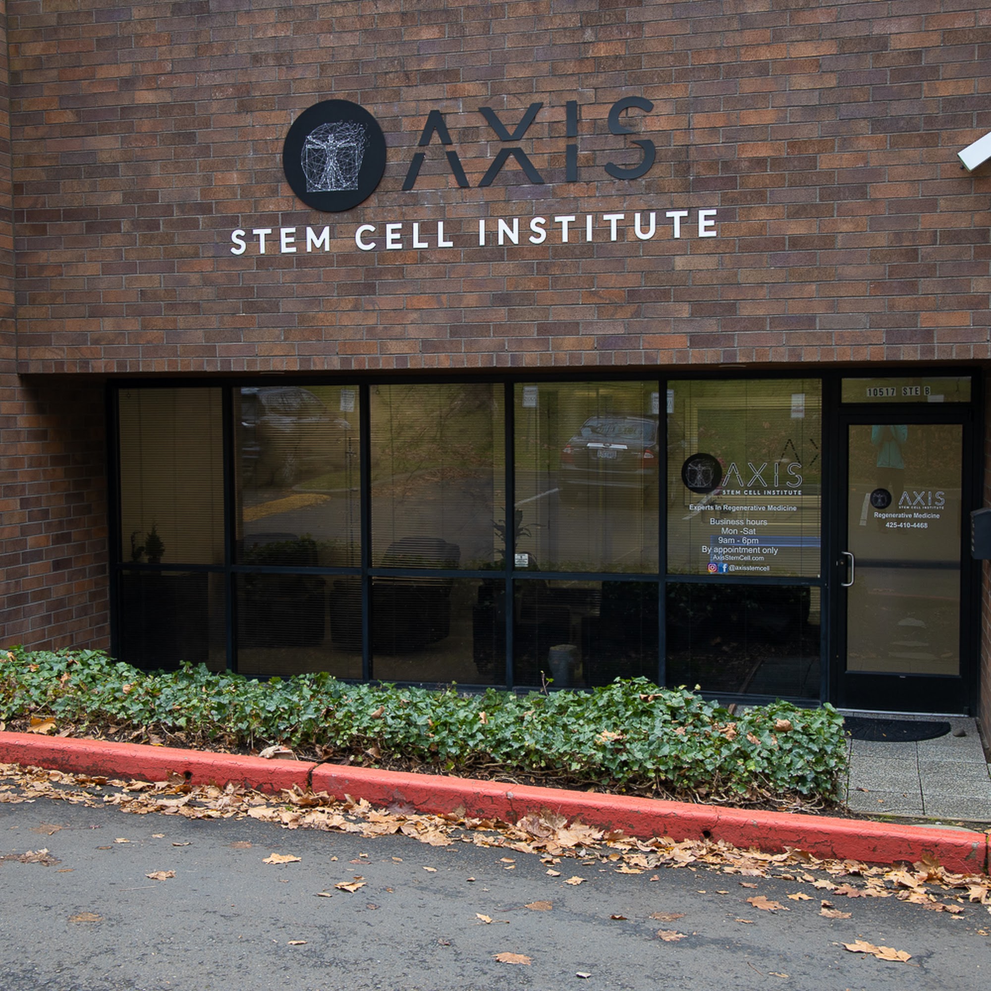 Axis Stem Cell Institute 10517 NE 38th Pl Bldg. 11 Suite B, Kirkland Washington 98033