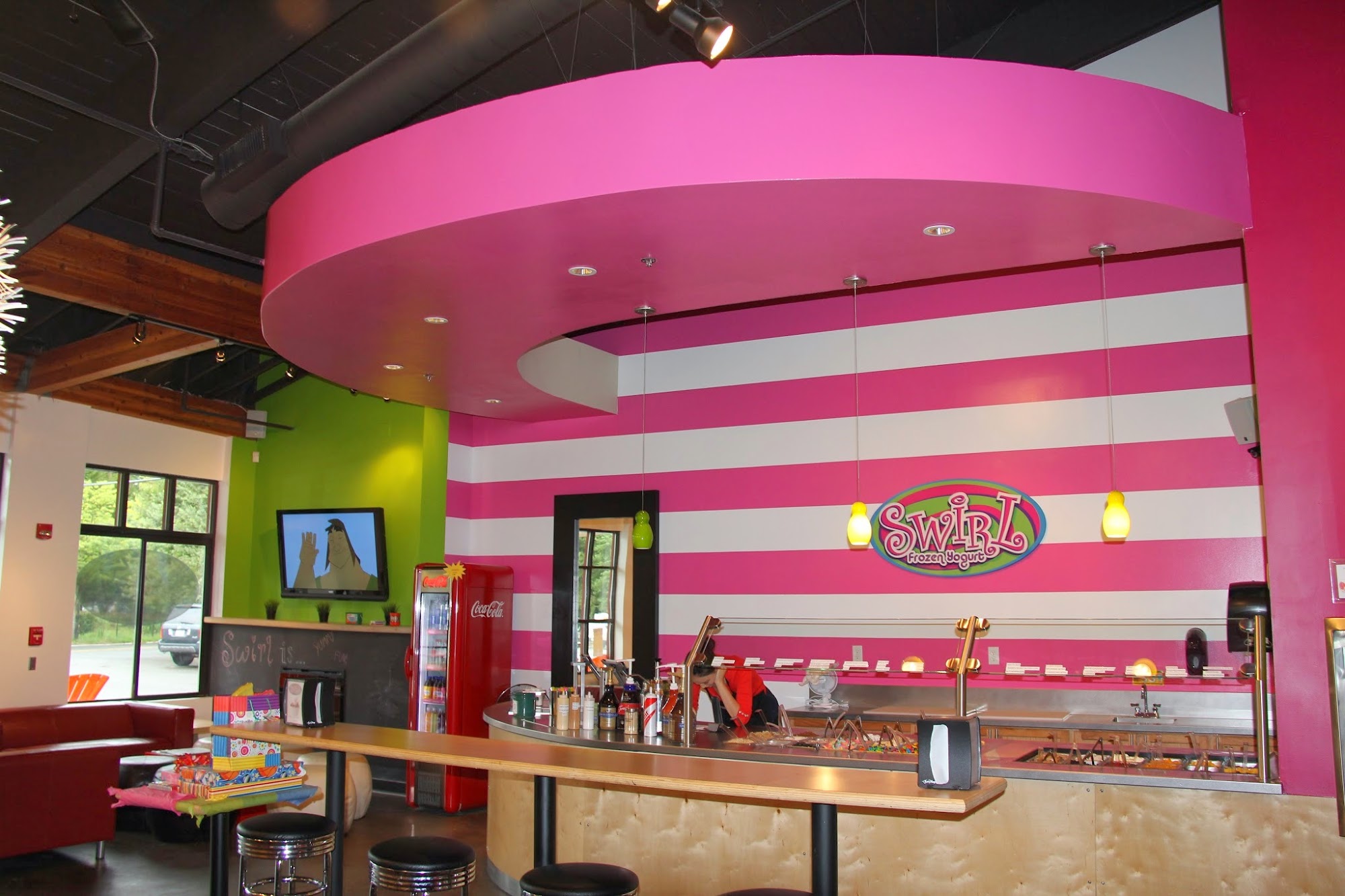 Swirl Frozen Yogurt Menu