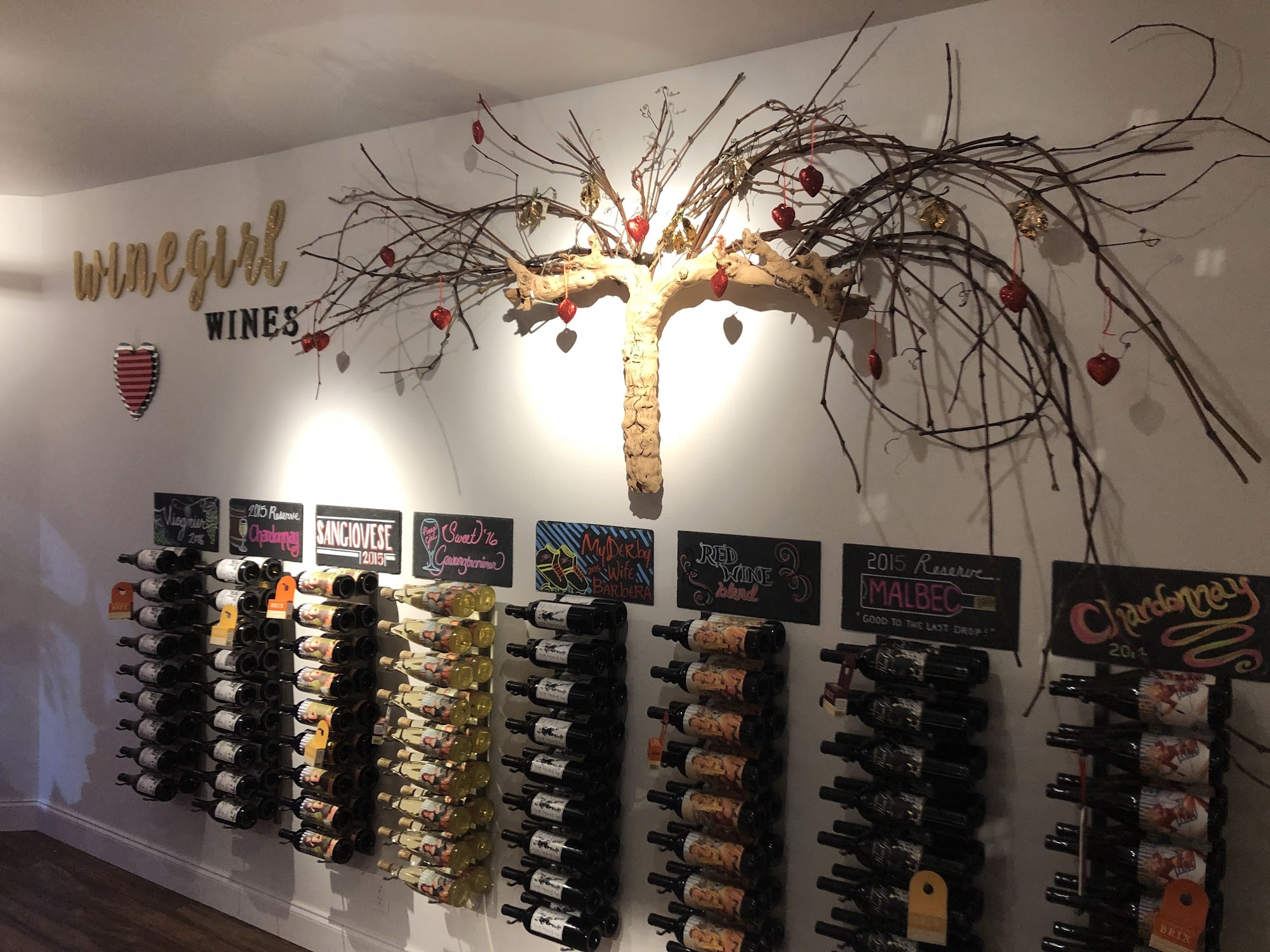 WineGirl Wines, Leavenworth Menu