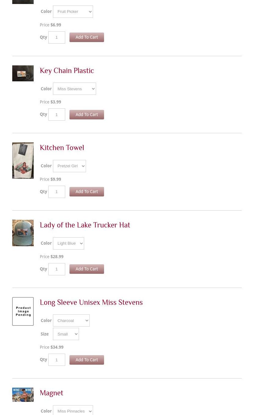 WineGirl Wines, Lake Chelan Menu