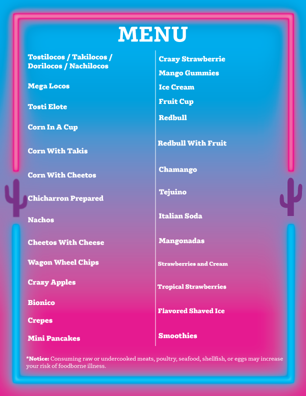 Deliciosos Antojitos Menu