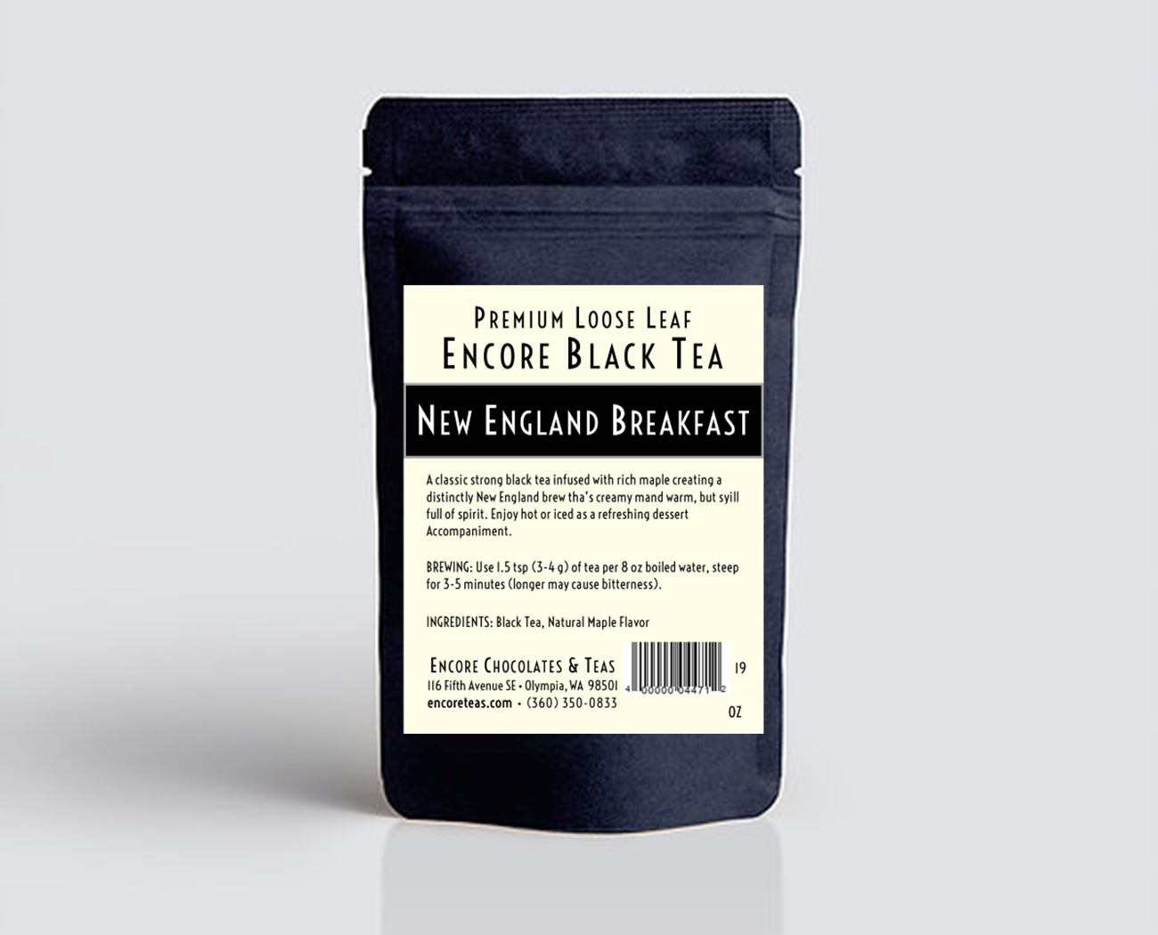 Encore Chocolates and Teas Menu