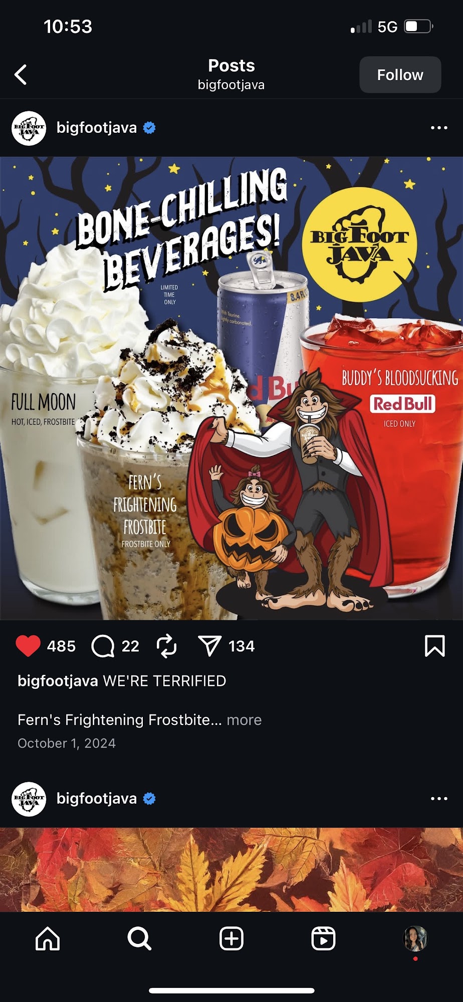 BigFoot Java Menu