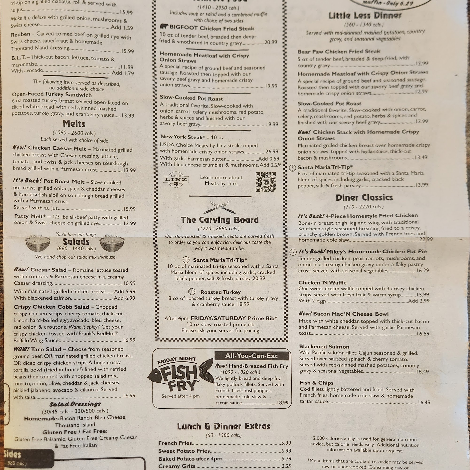 Black Bear Diner Olympia Menu