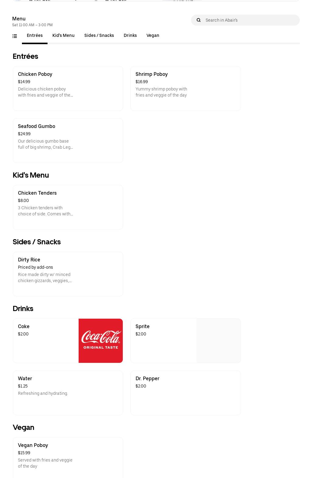 Starbucks Coffee Company Menu