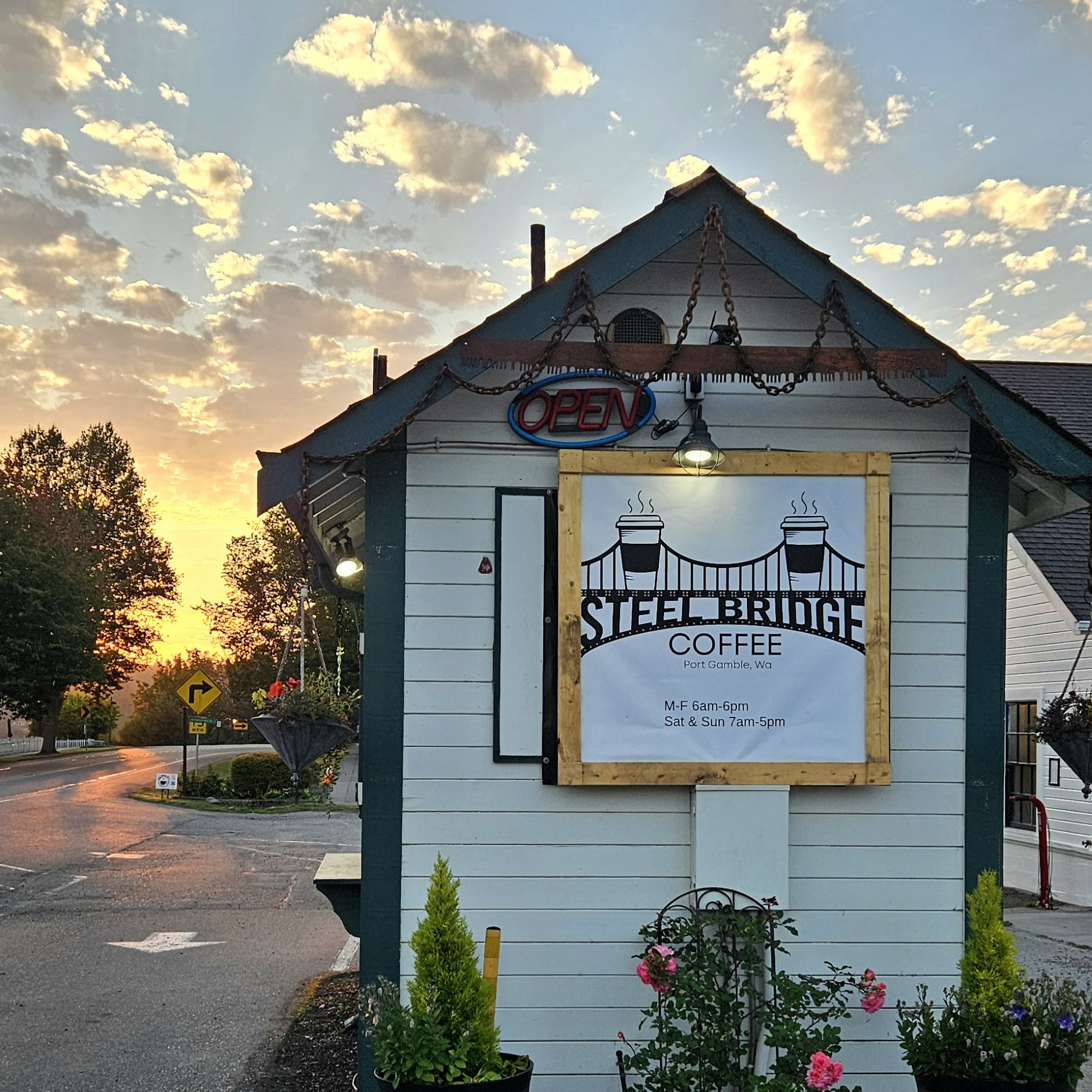 Steel Bridge Coffee Port Gamble