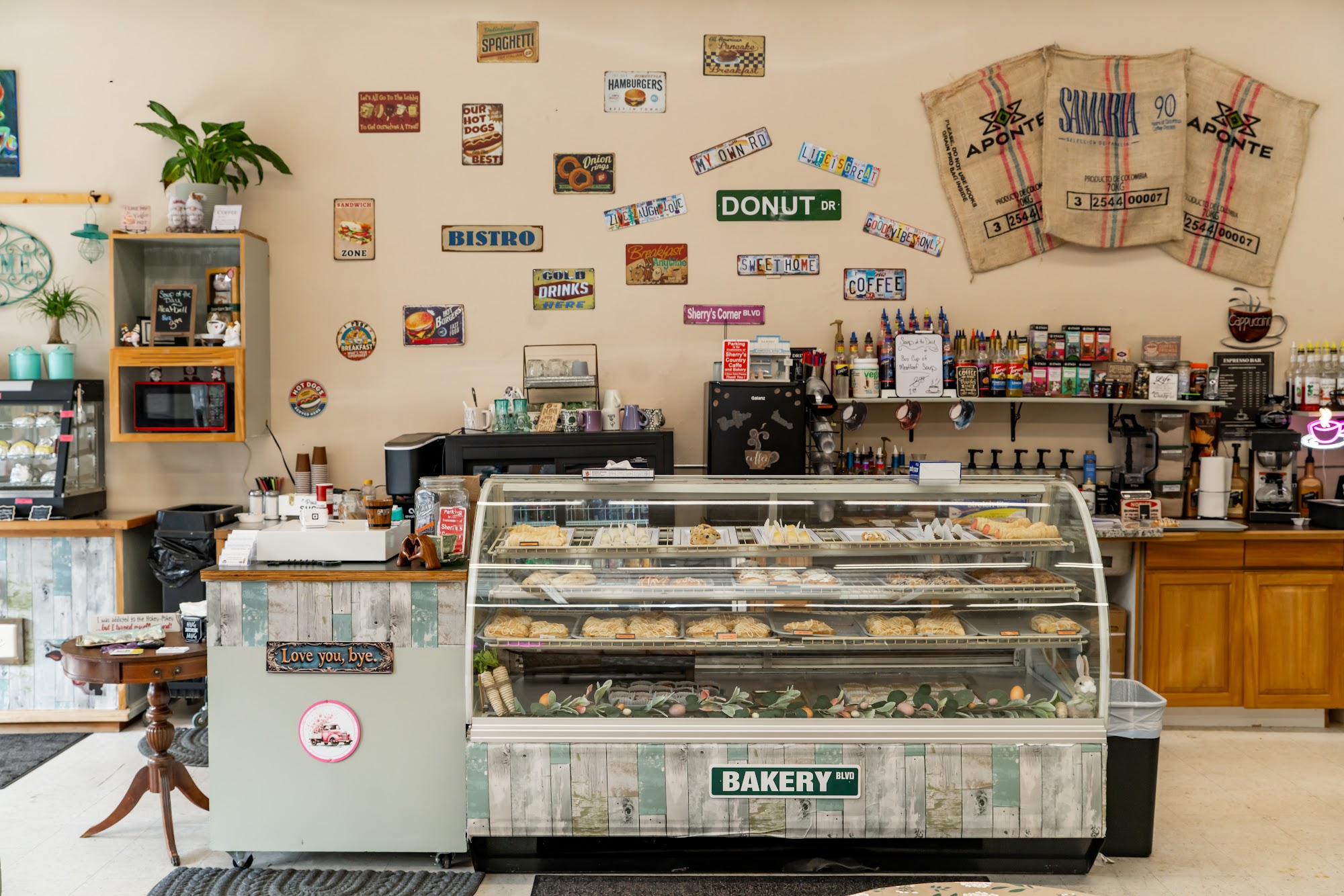 Sherry's Country Caffè & Bakery Menu