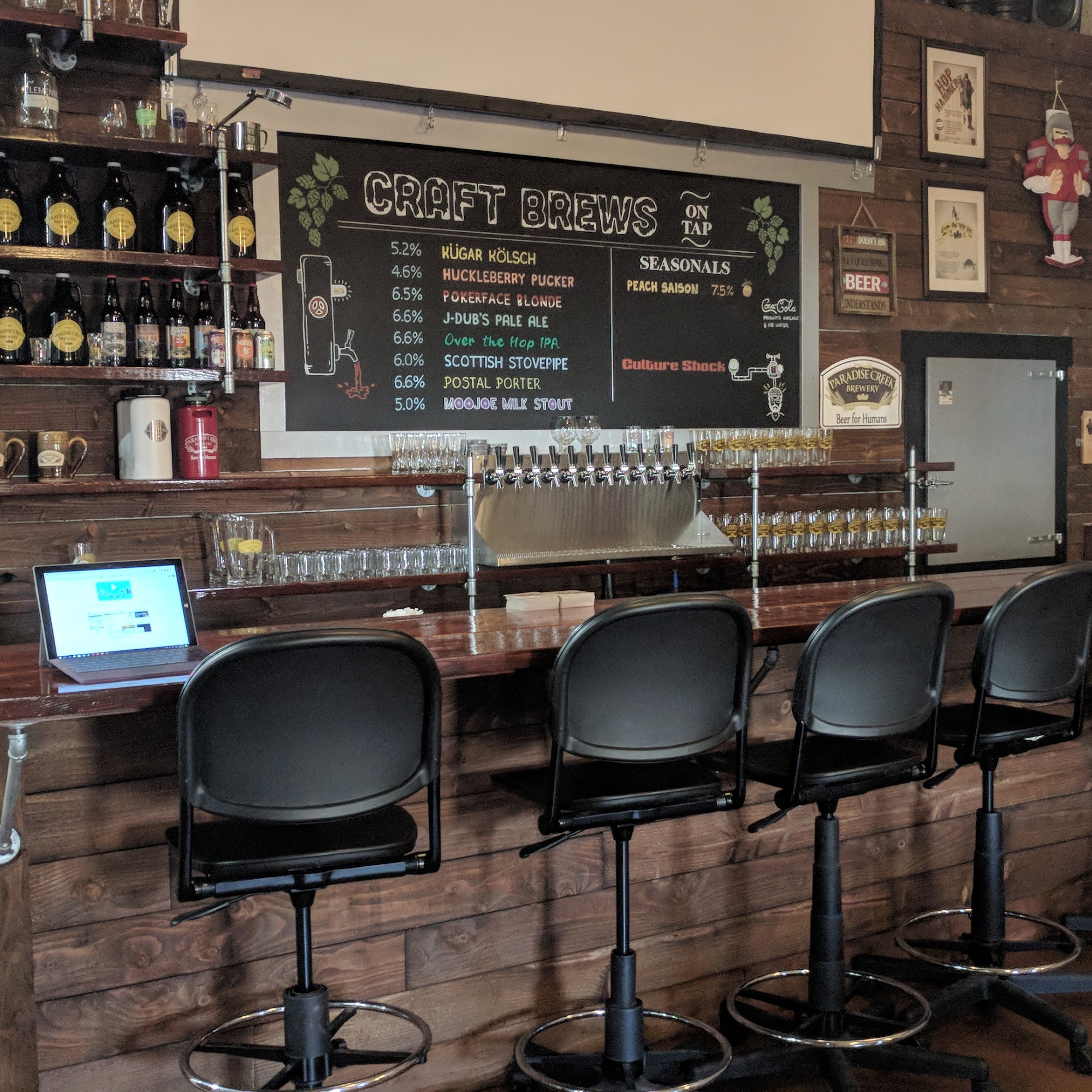 Trailside Taproom - Paradise Creek Brewery Pullman