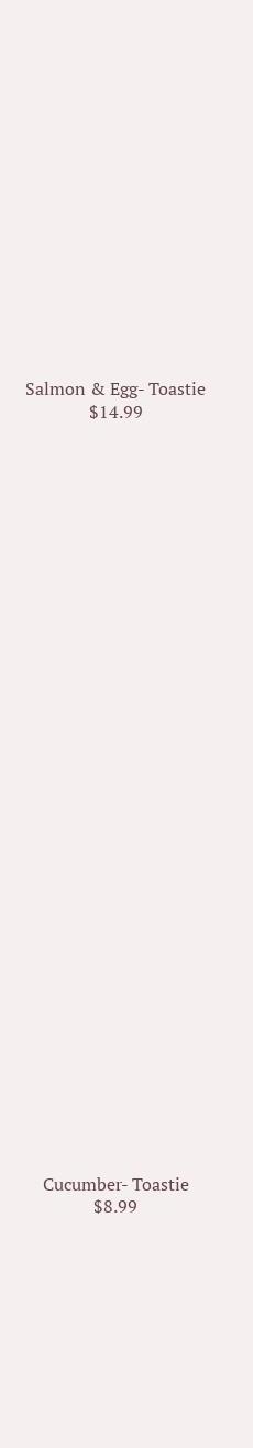 Larissa's Apron Menu