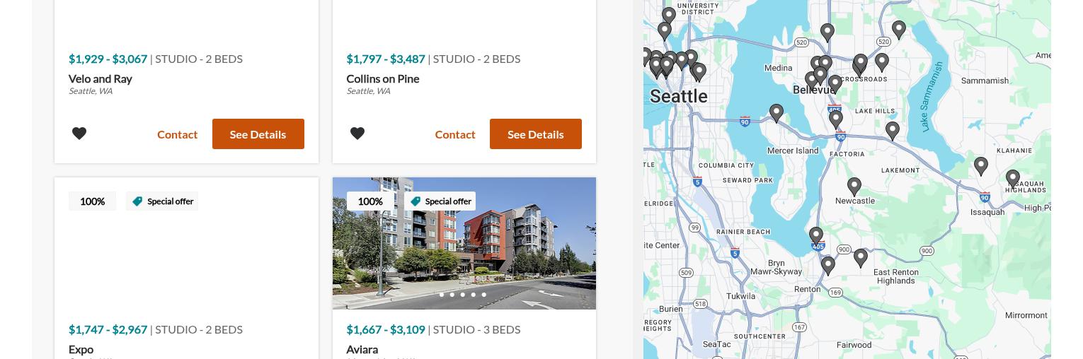 Fairwood Pond Apartments Menu