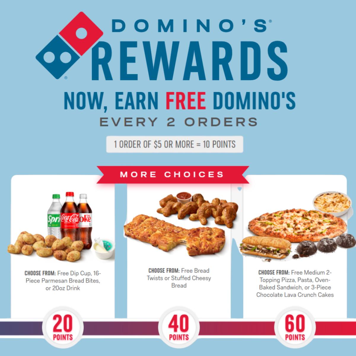 Domino's Pizza Menu