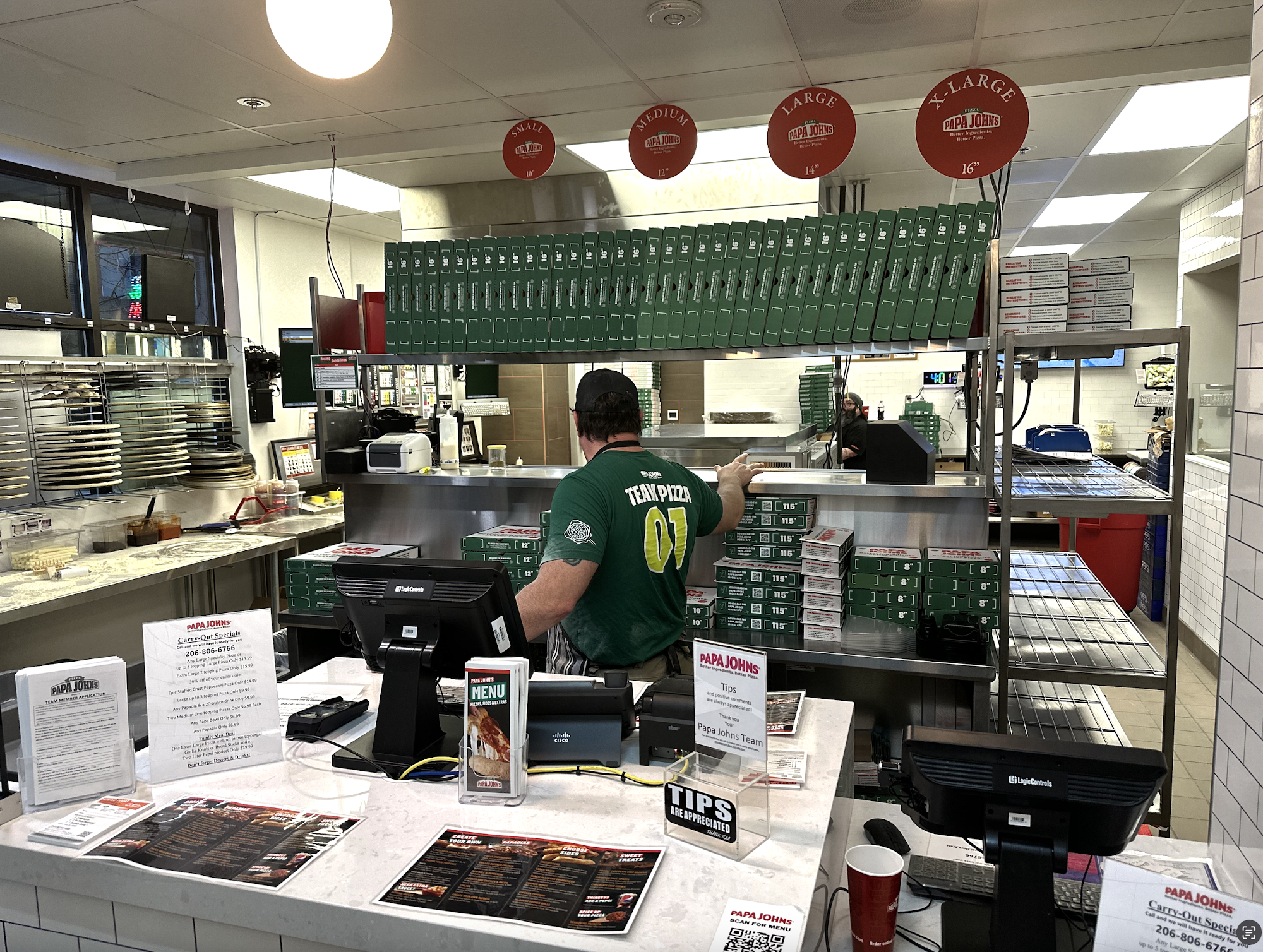 Papa Johns Pizza Menu