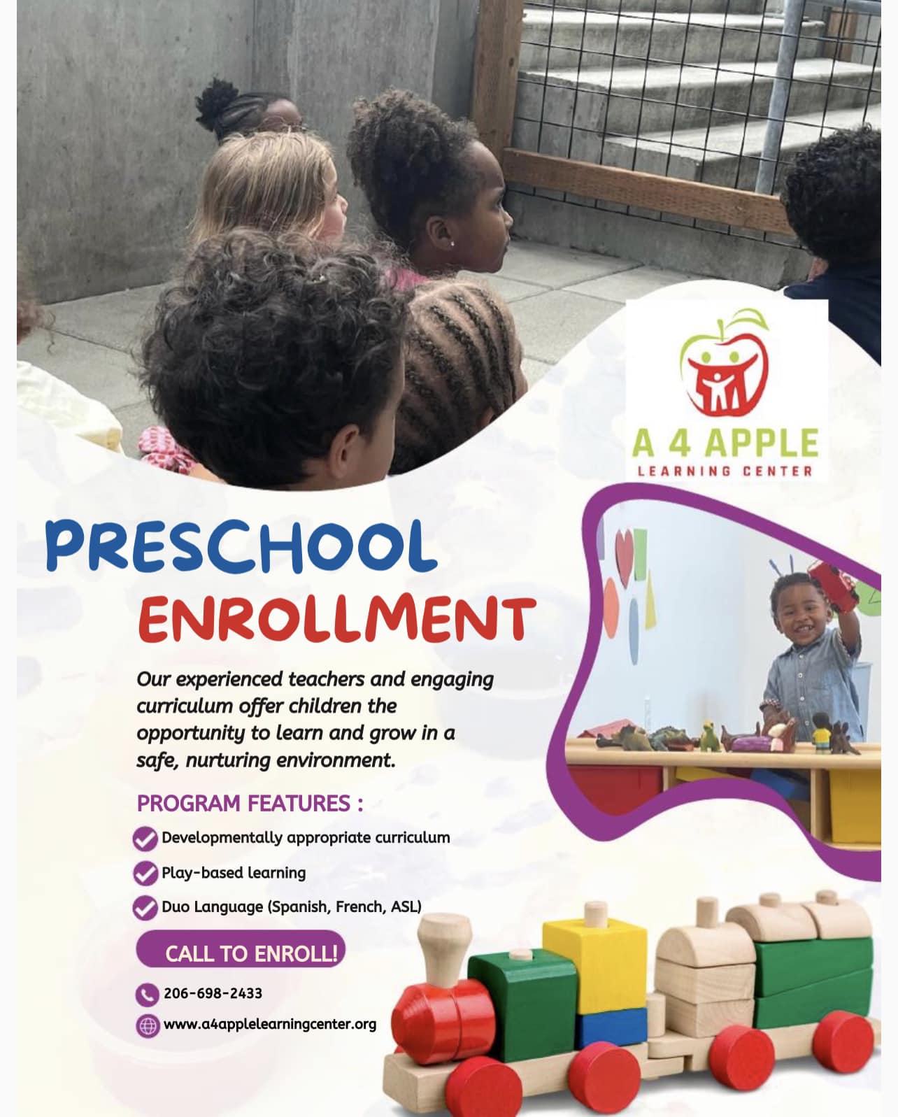 A 4 Apple Learning Center 323 23rd Ave S, Seattle Washington 98144