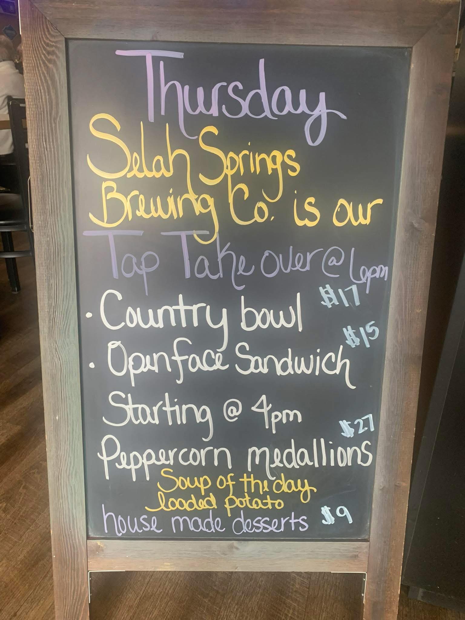 Selah Springs Brewing Co. Selah