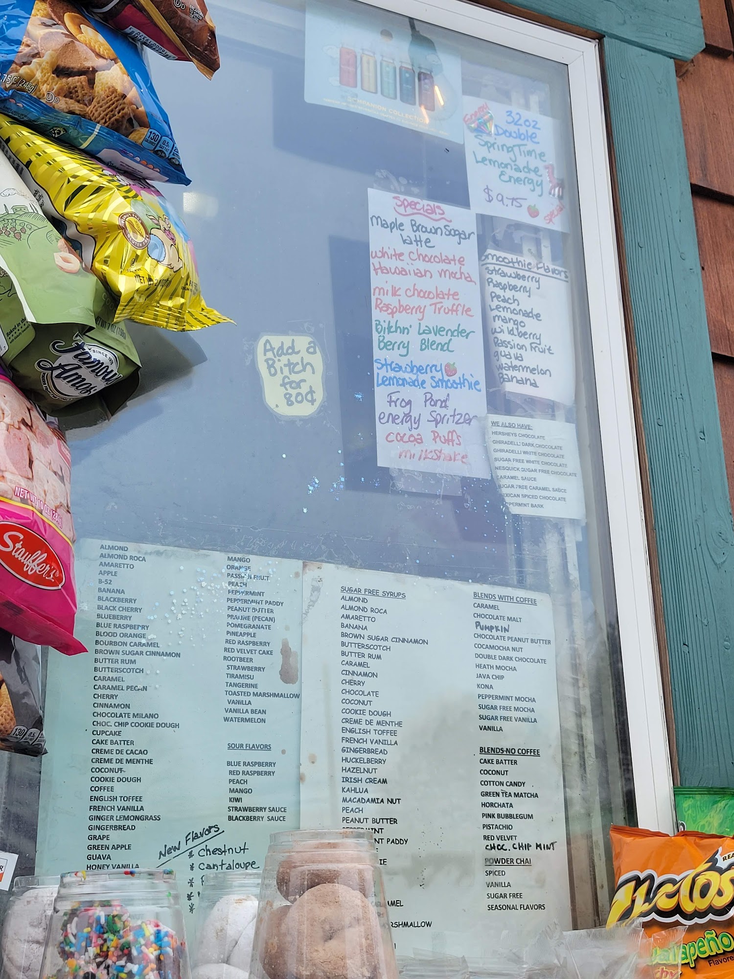 Steph's Espresso LLC Menu