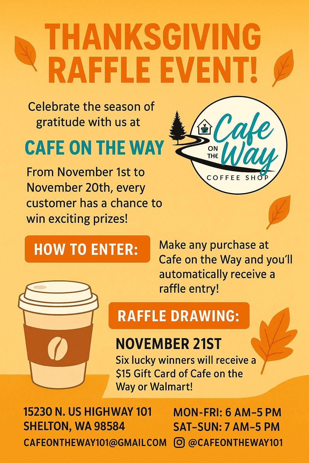 Cafe on the way Shelton