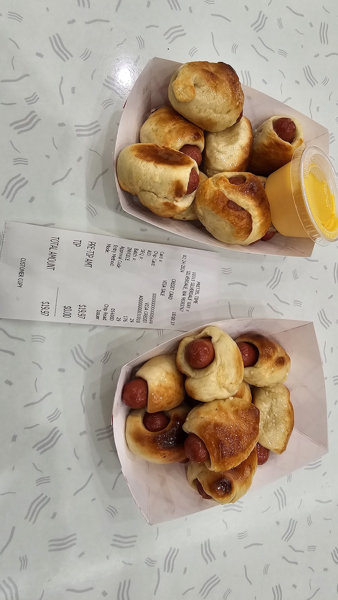 Pretzelmaker Menu