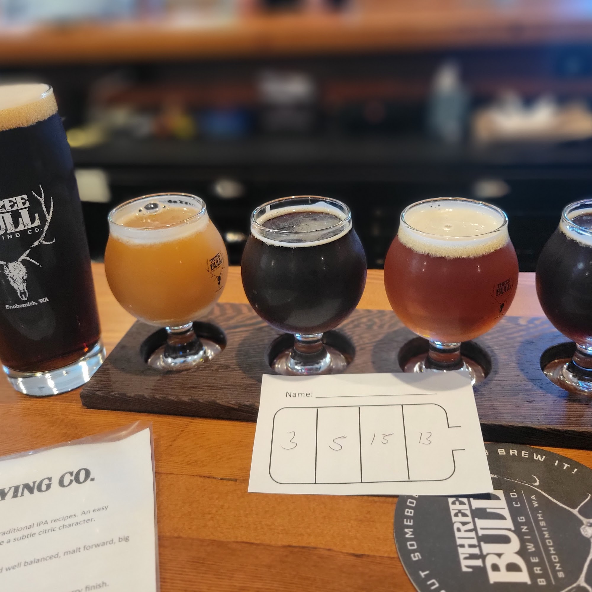 Three Bull Brewing Tap House Snohomish