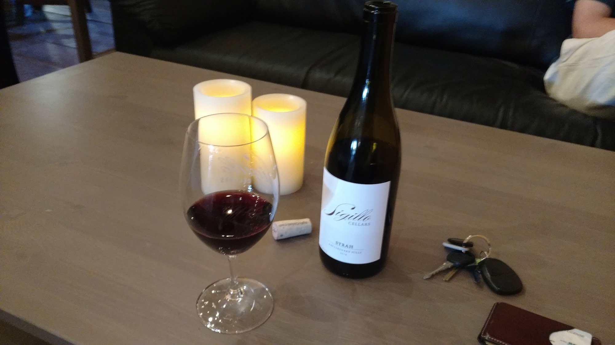 Sigillo Cellars Menu