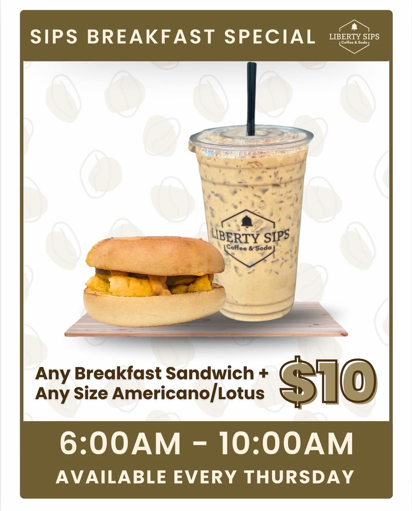 Liberty Sips Menu