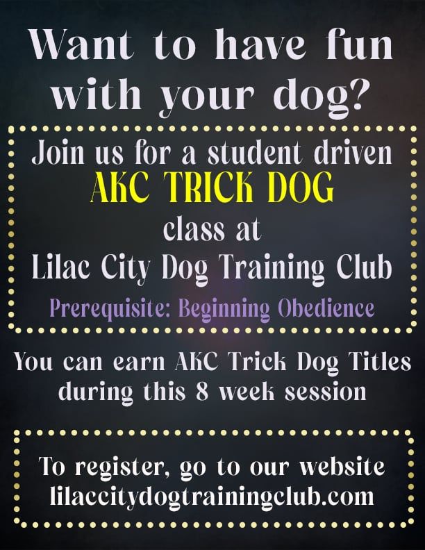 Lilac City Dog Training Club Spokane