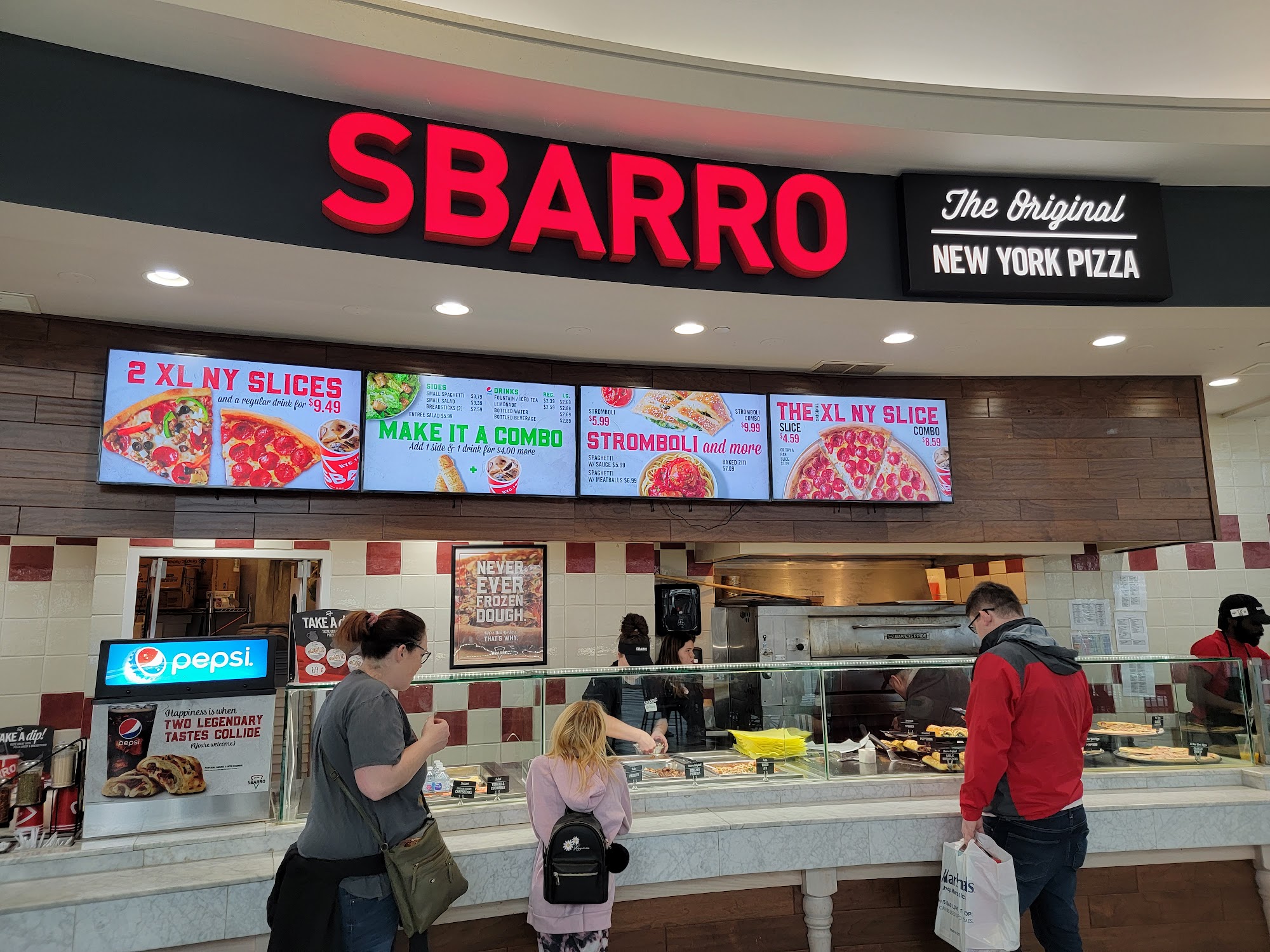 Sbarro Menu