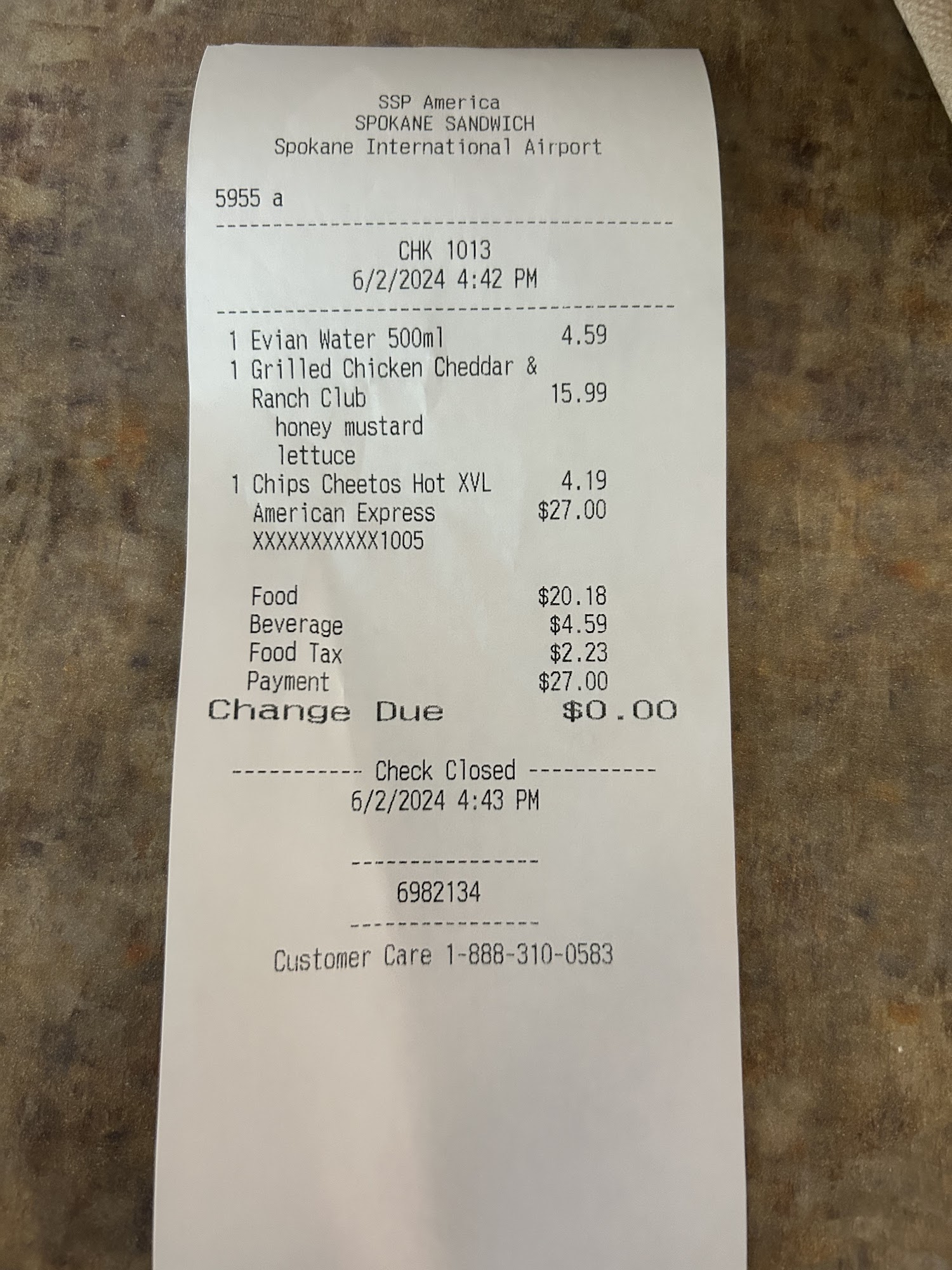 Spokane Sandwich Co. Menu