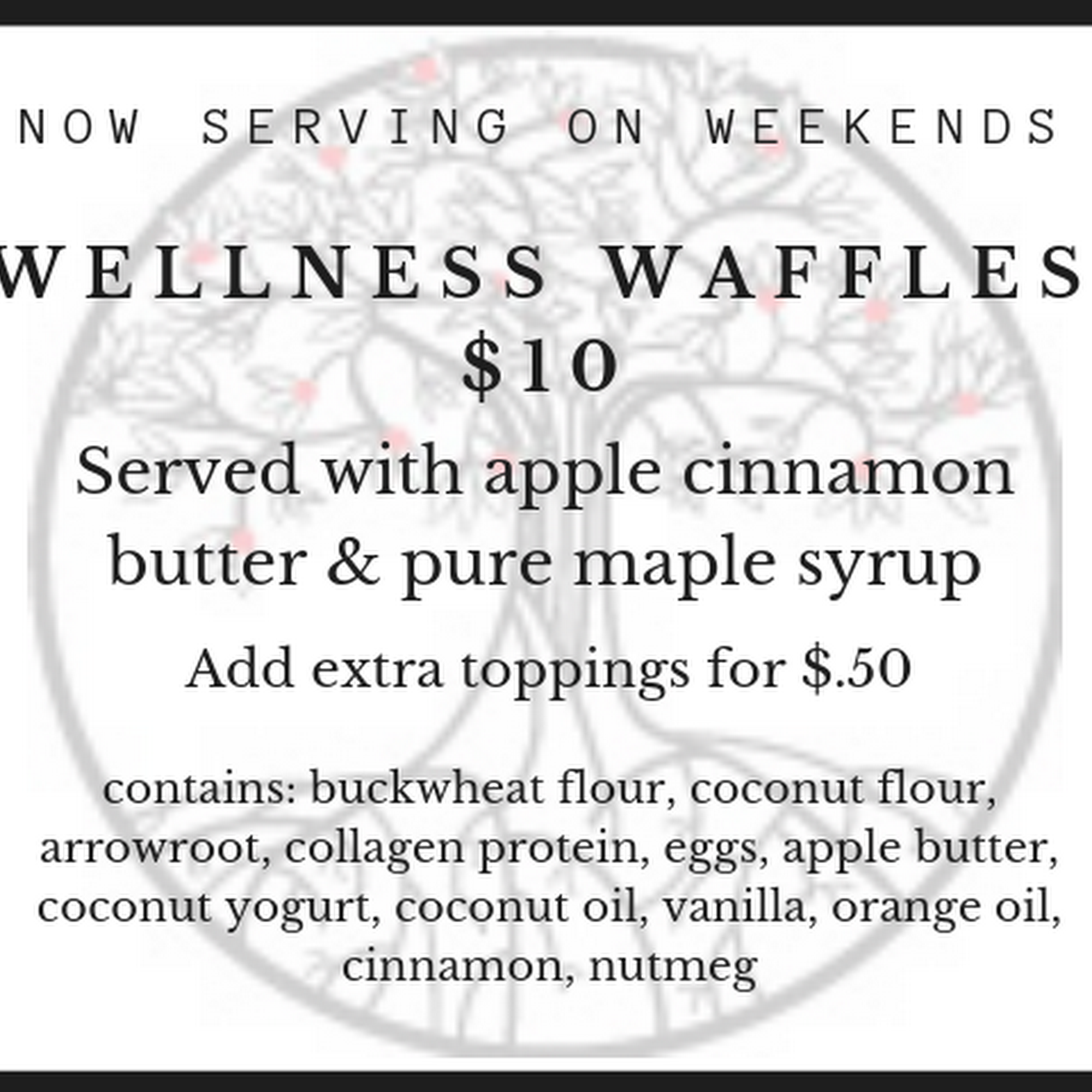 Wellness Tree Juice (Hamilton) Menu