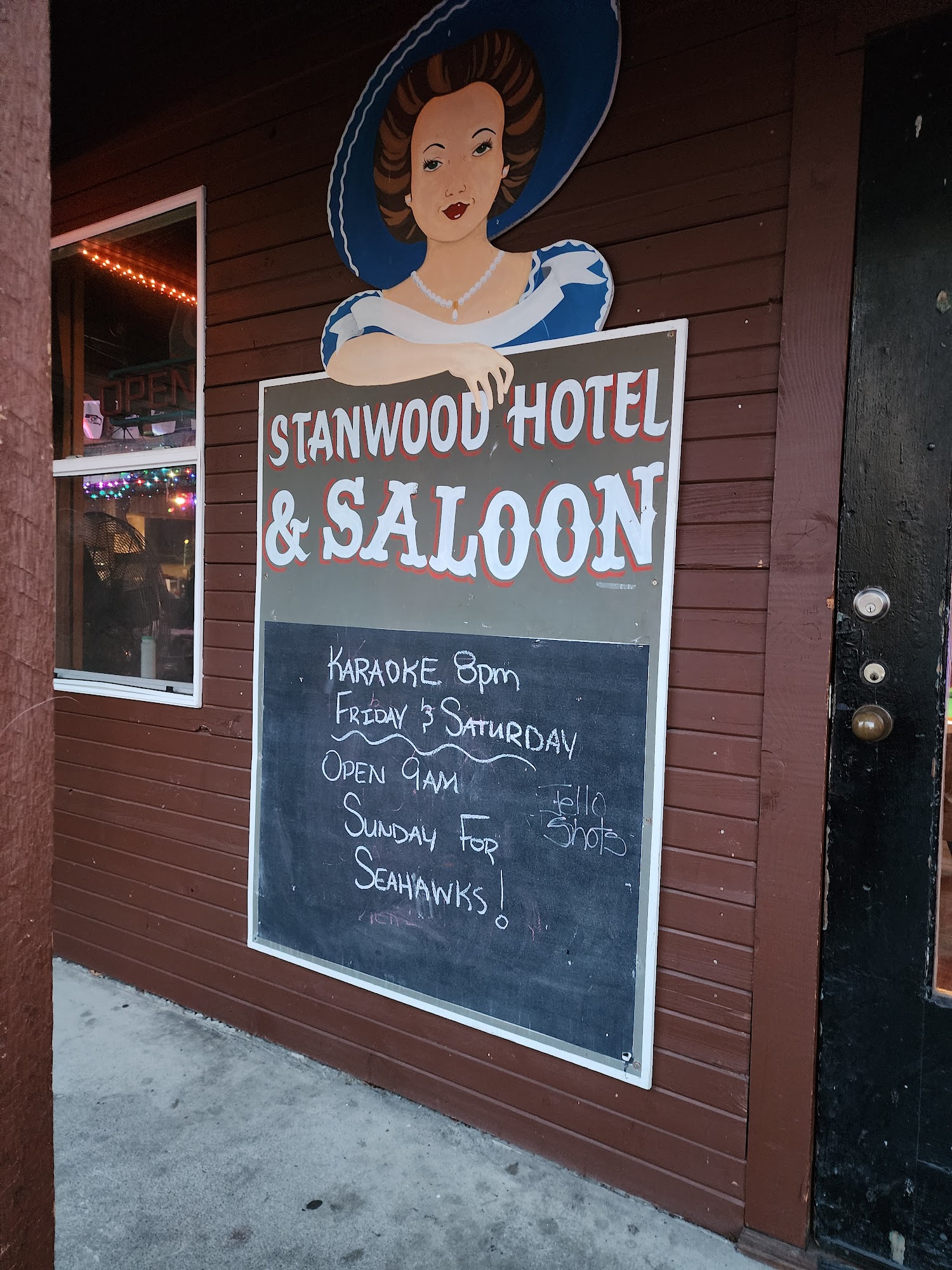 Stanwood Hotel & Saloon Menu
