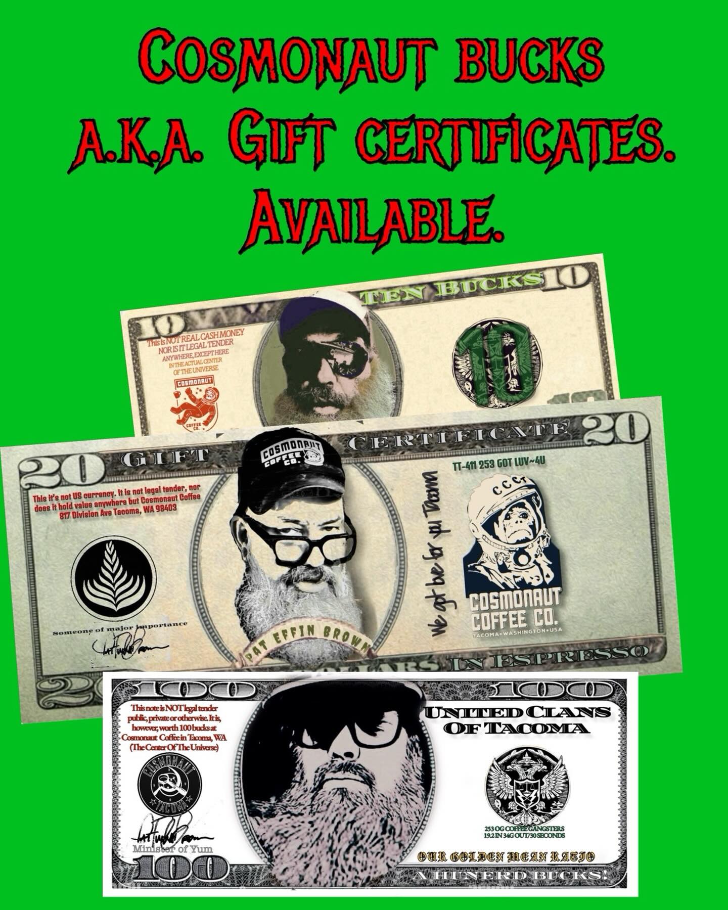 Cosmonaut Coffee Co Tacoma