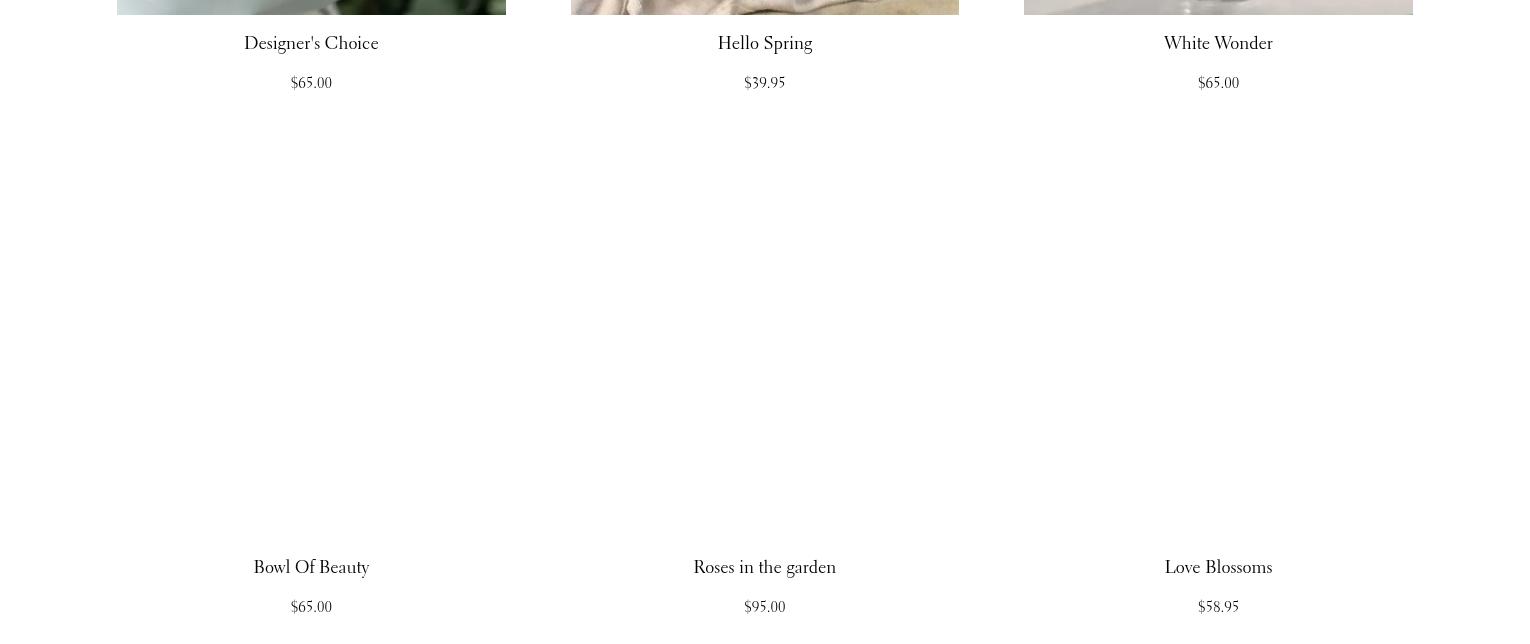 A Rhapsody In Bloom Florist & Cafe' Latte' Menu