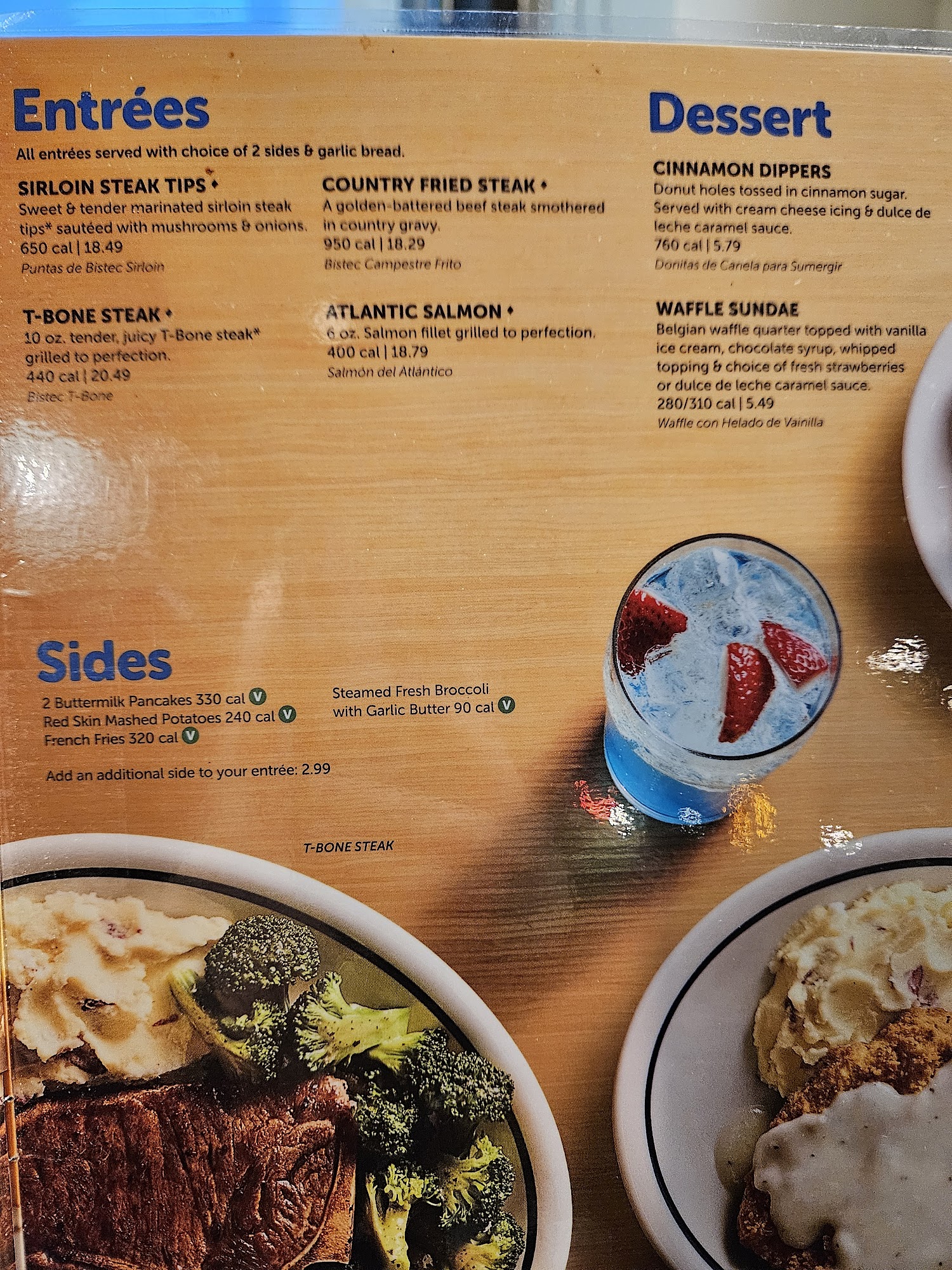 IHOP Menu