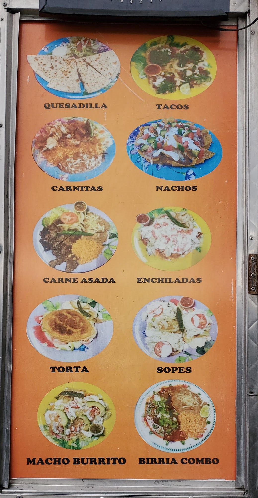 Tacos Los Primos Yakima Menu