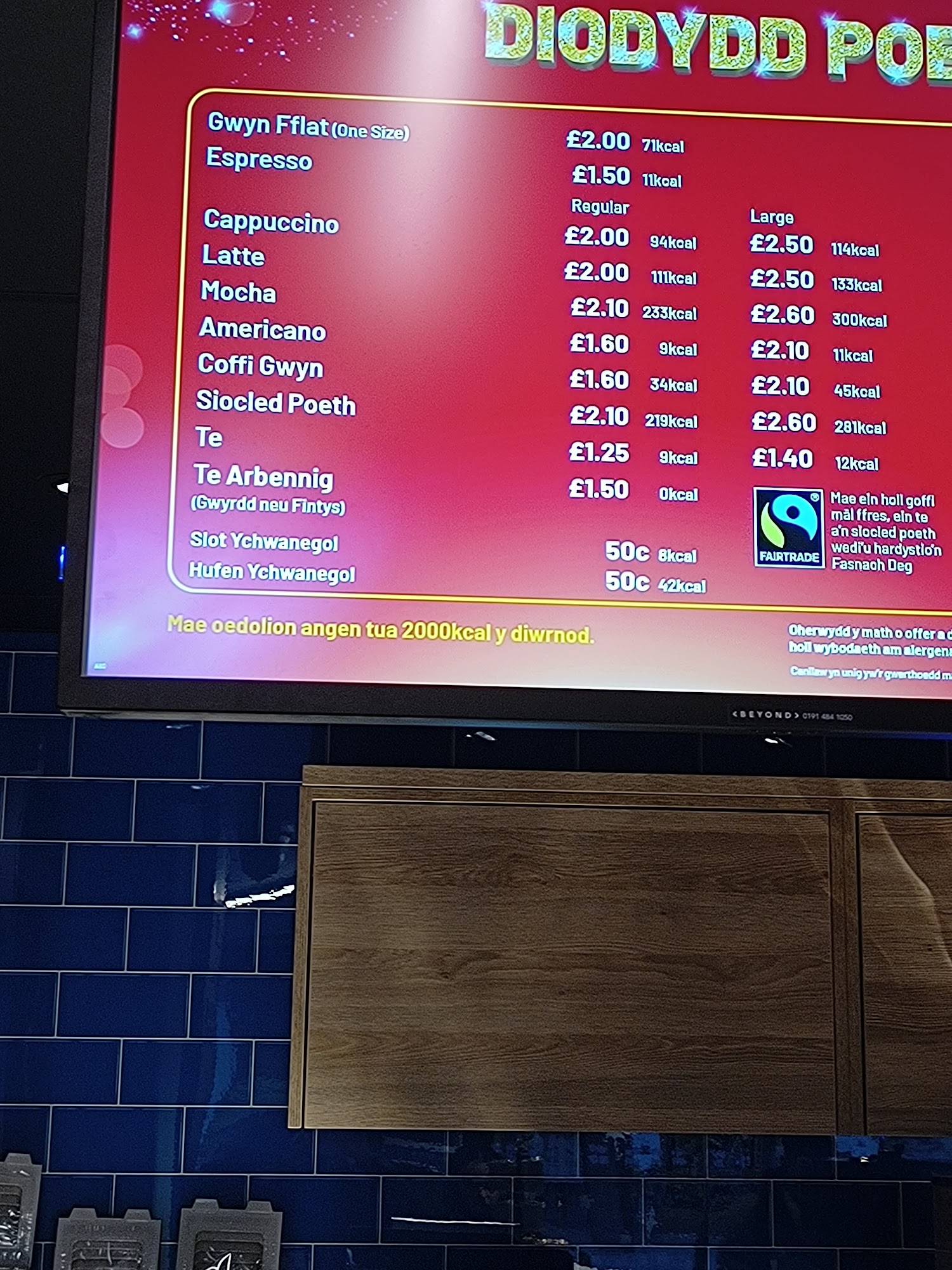 Greggs Menu
