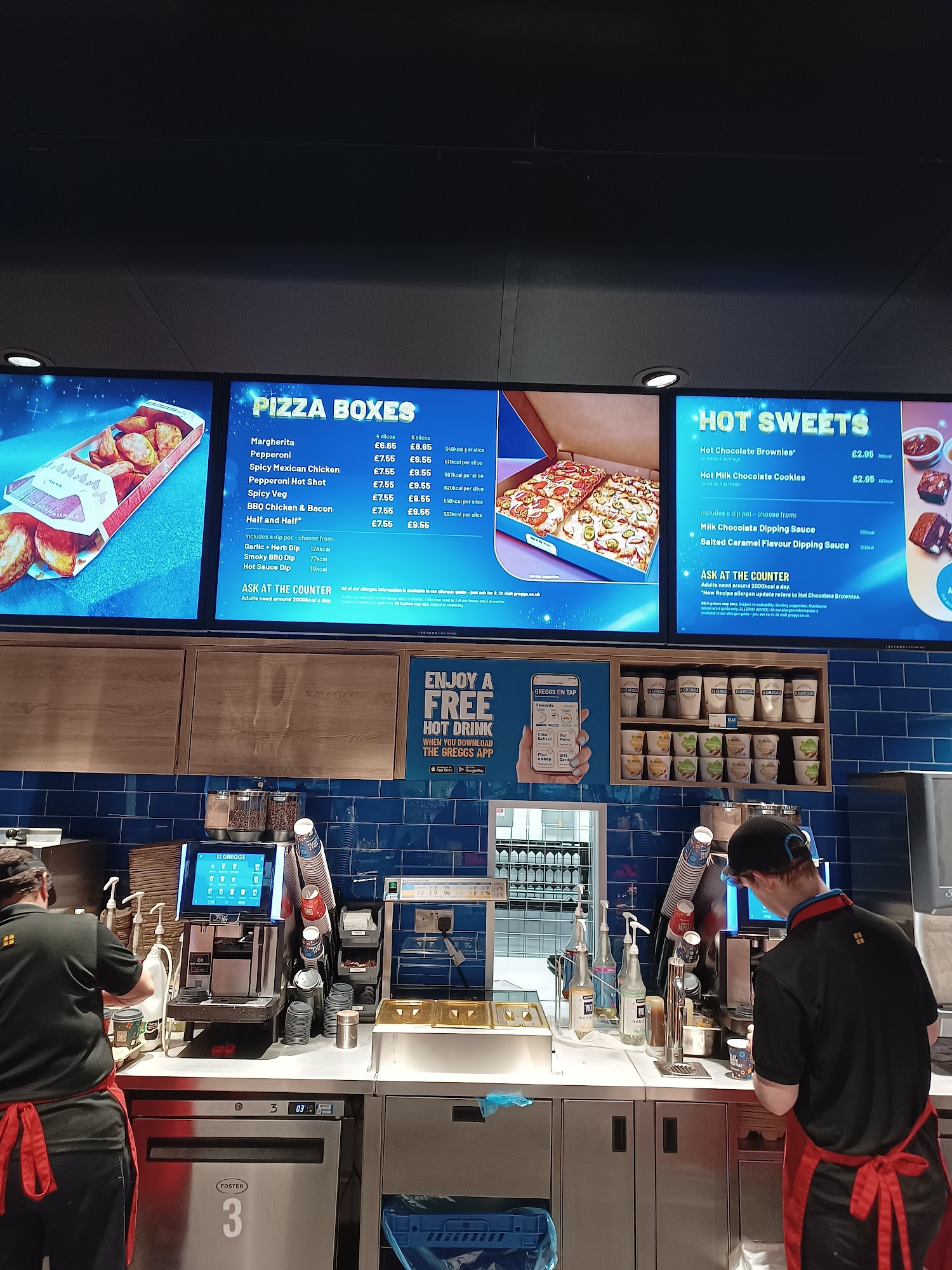 Greggs Menu