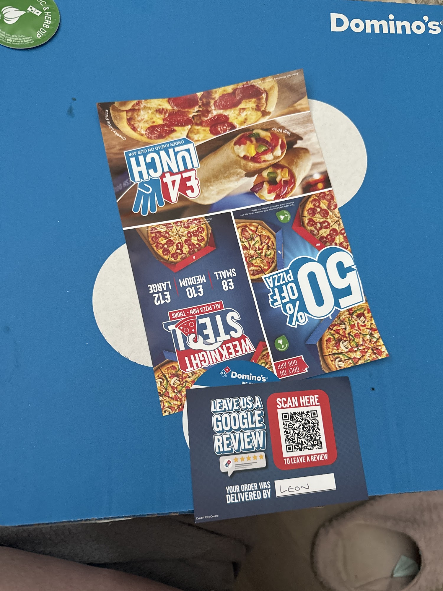 Domino's Pizza - Cardiff - City Centre Menu