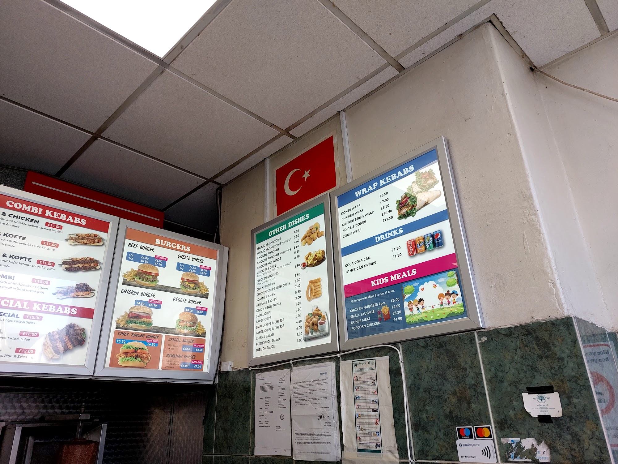 Corwen Kebab House Menu