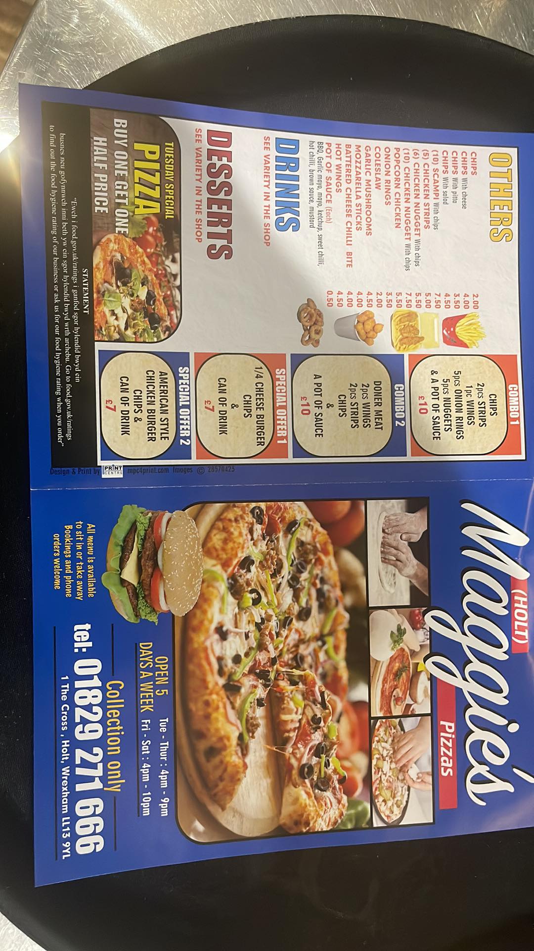 Maggie’s Menu