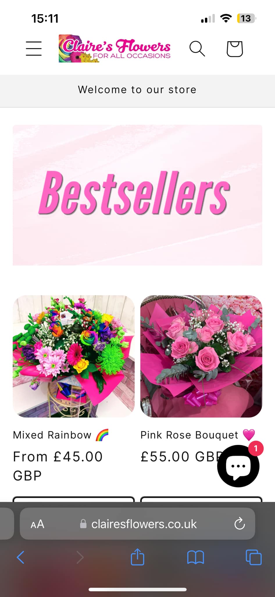 Claires Flowers for All Occasions