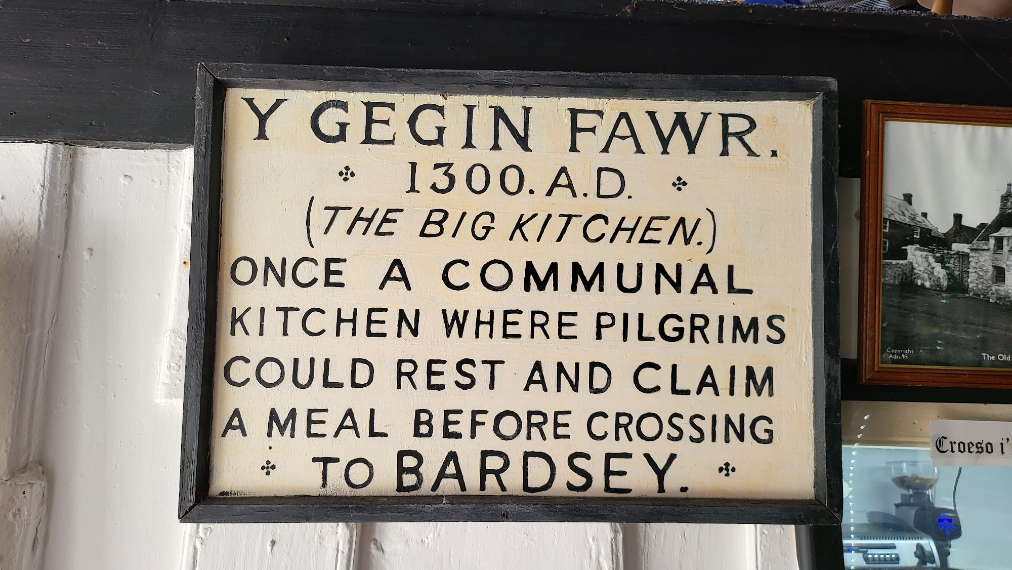 Y Gegin Fawr Menu