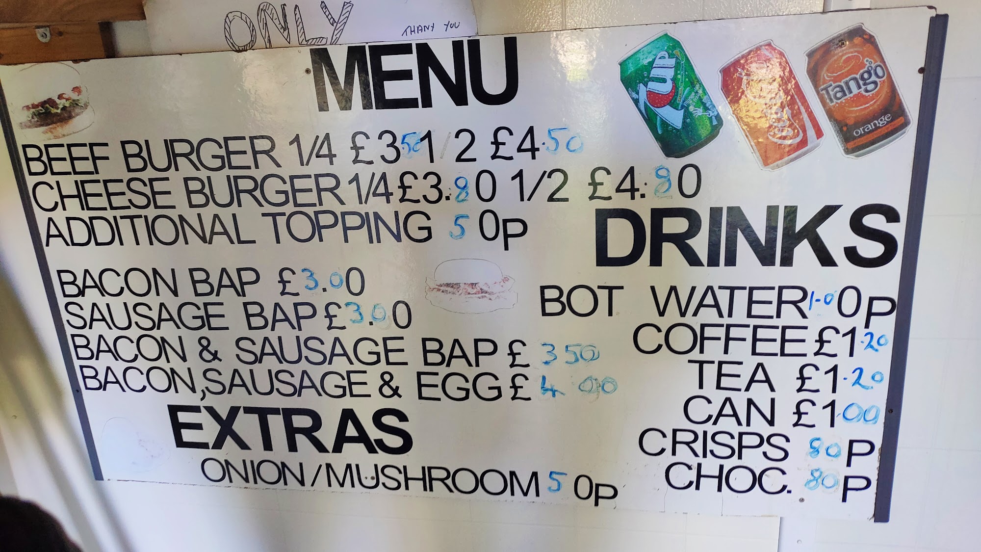 Roadside Delight (Monica's Munchies) Menu