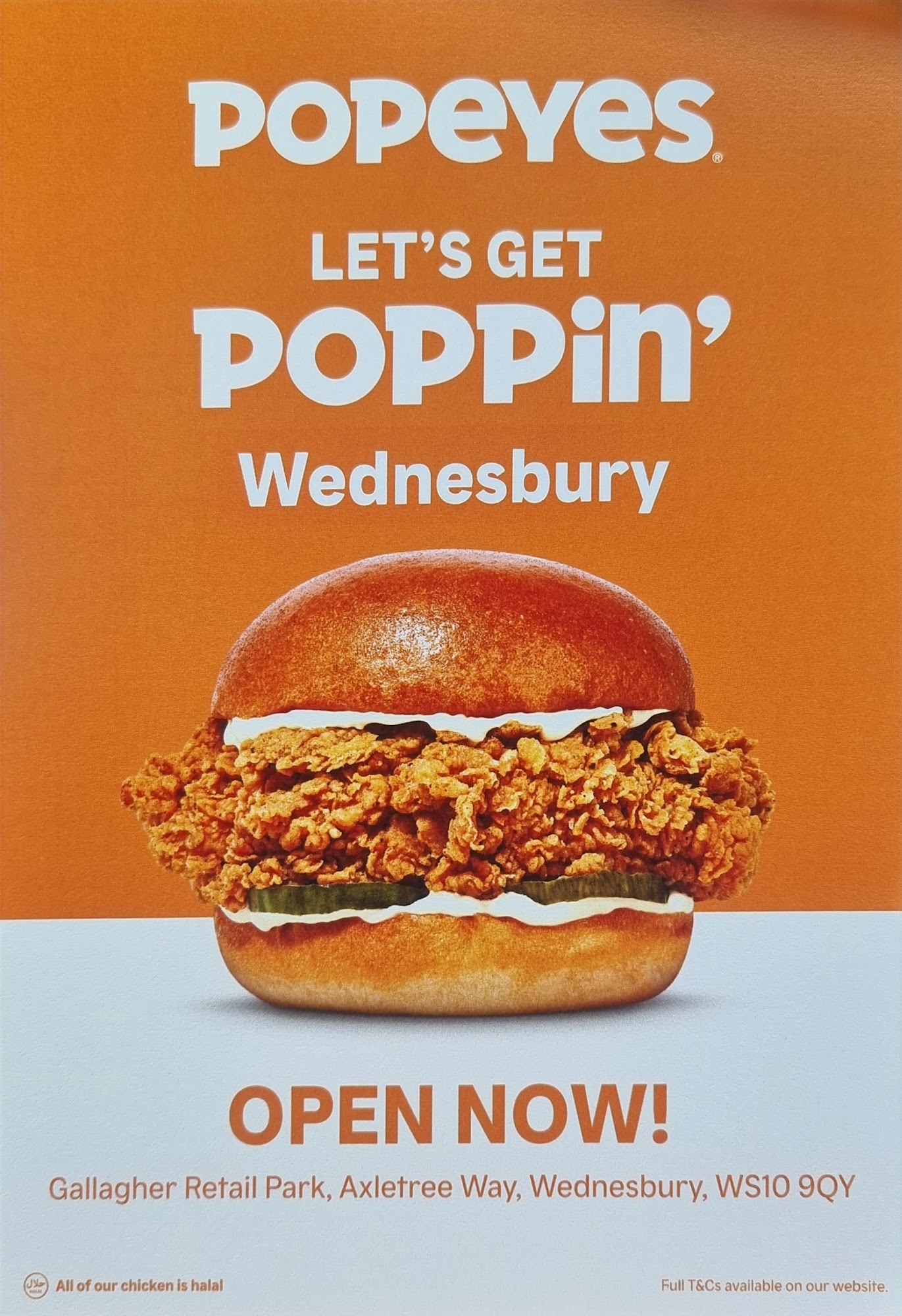 Popeyes Louisiana Chicken Menu