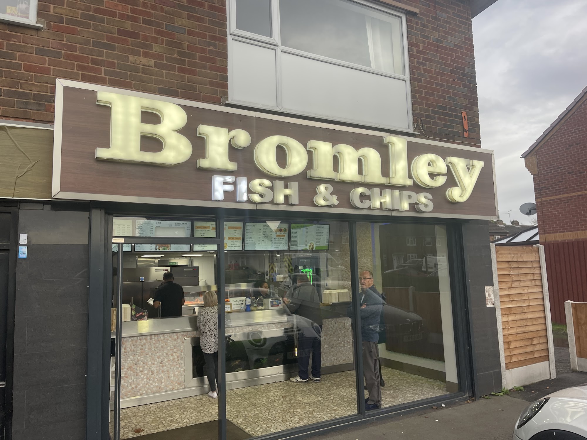 Bromley fish and chips 7 Dingle Rd, Kingswinford