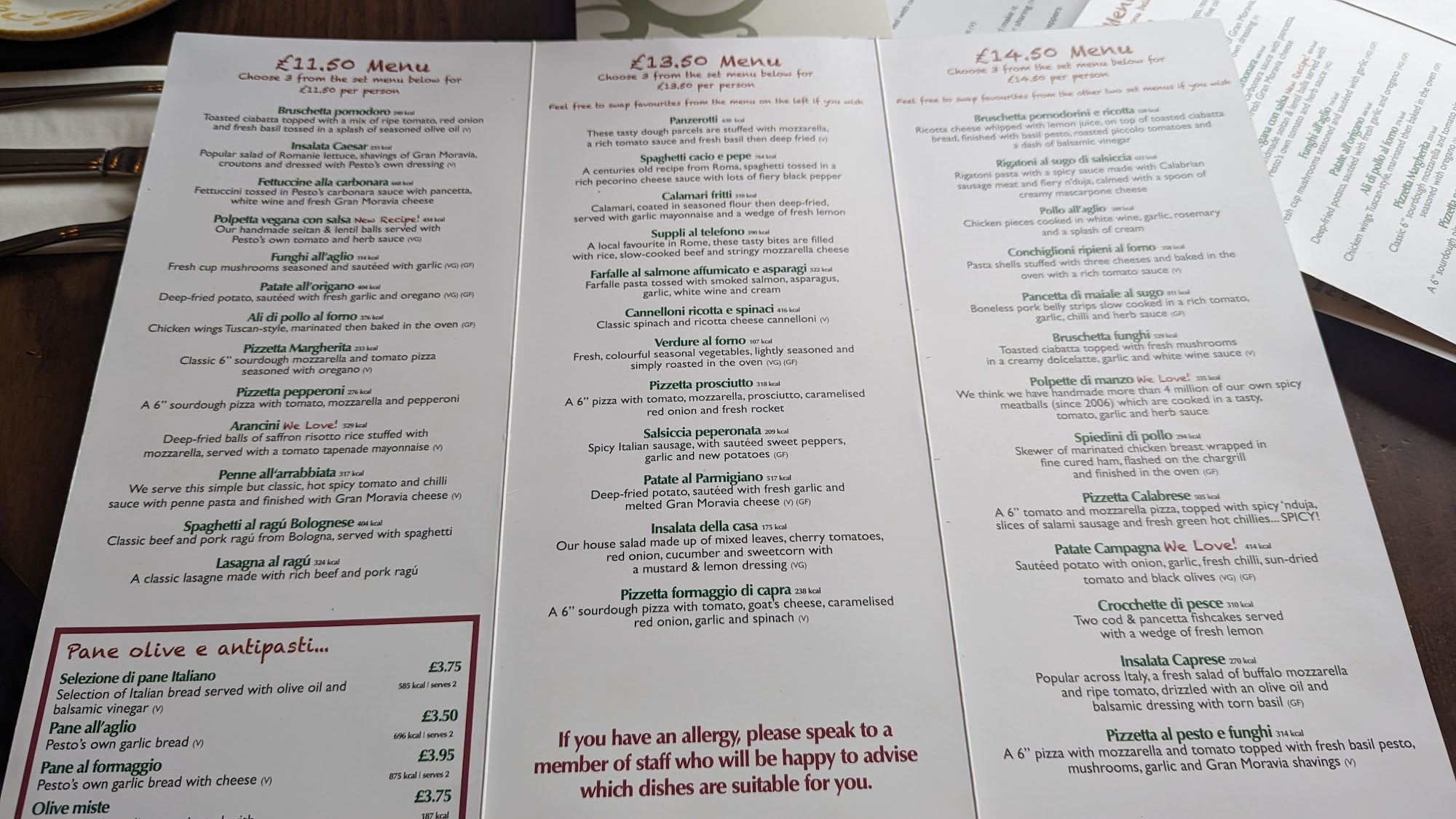 Pesto, Sutton Coldfield