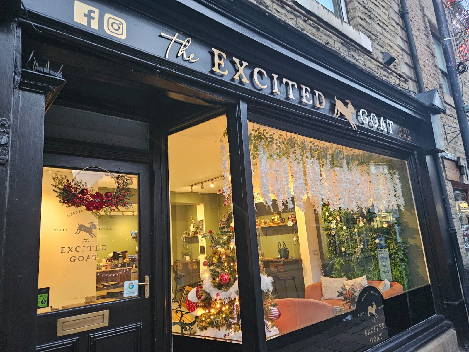 The Excited Goat Coffee Lounge 4 Crown St, Hebden Bridge