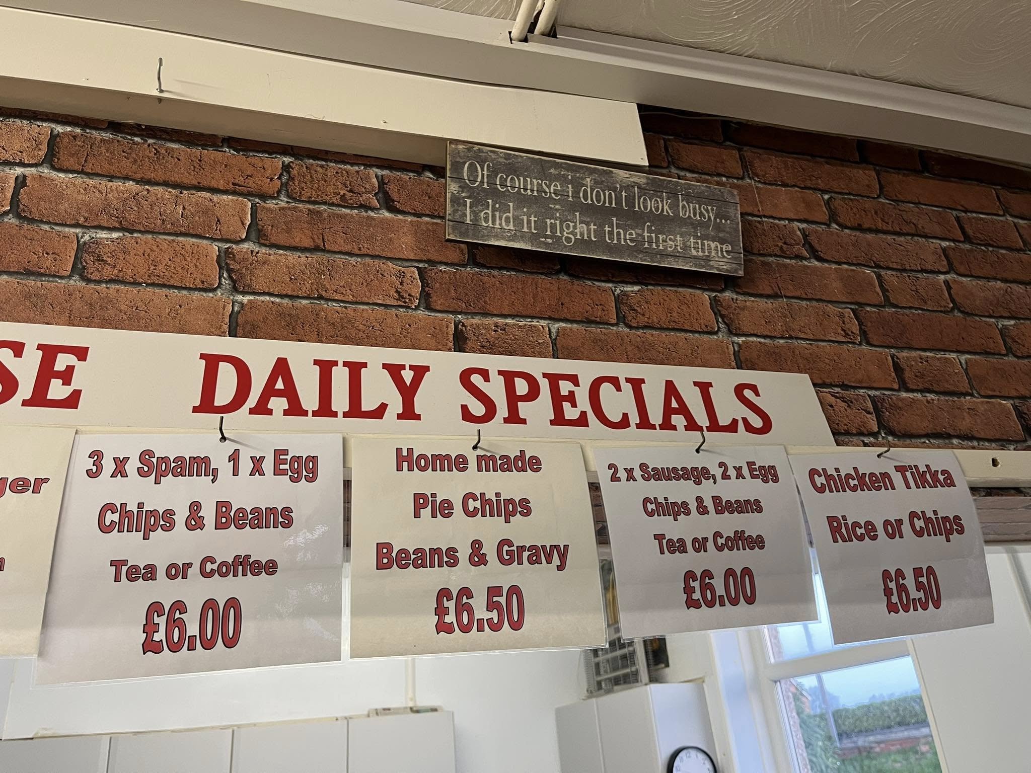 The Gatehouse Menu